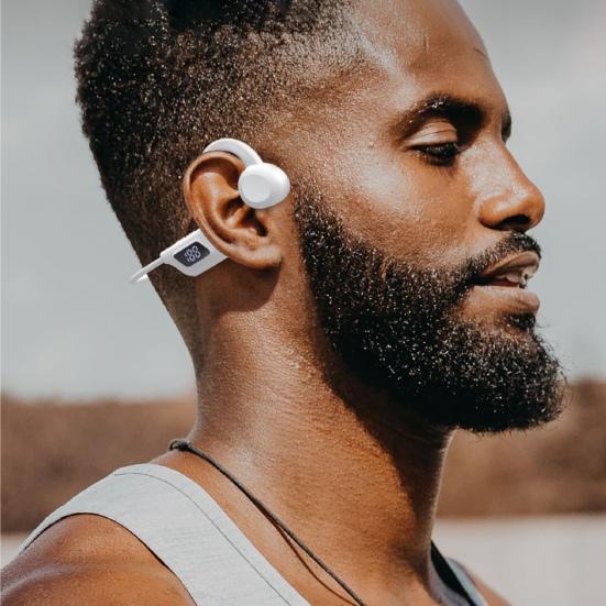 LY1 Bone Conduction Hook 9D Sound Earphone Ear Wireless Bluetooth-compatible Headset MP3 Player