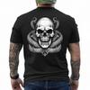Evil Skull Skull Snake Snakes Dark Biker Motorcycle Fan T-Shirt