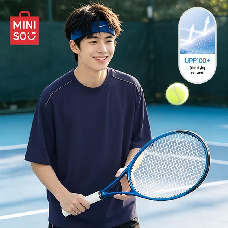 MINISO Men s Quick-Dry Sun-Protective Short-Sleeve T-Shirt L