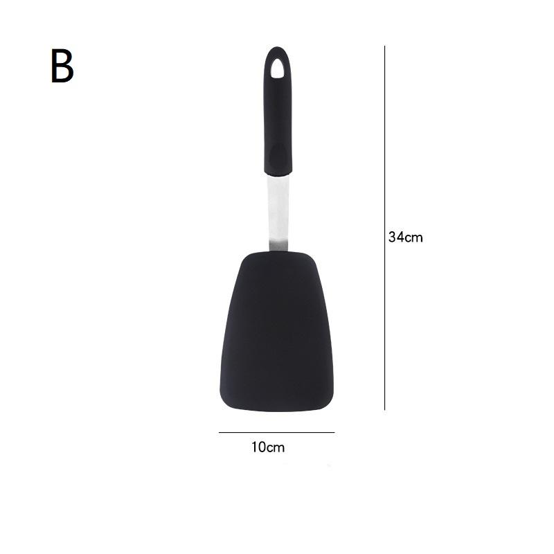 Frying Shovel Leaking Shovel Cooking Utensils Stainless Steel Silicone Kitchenware Fried Fish Steak Spatula Cooking Tool