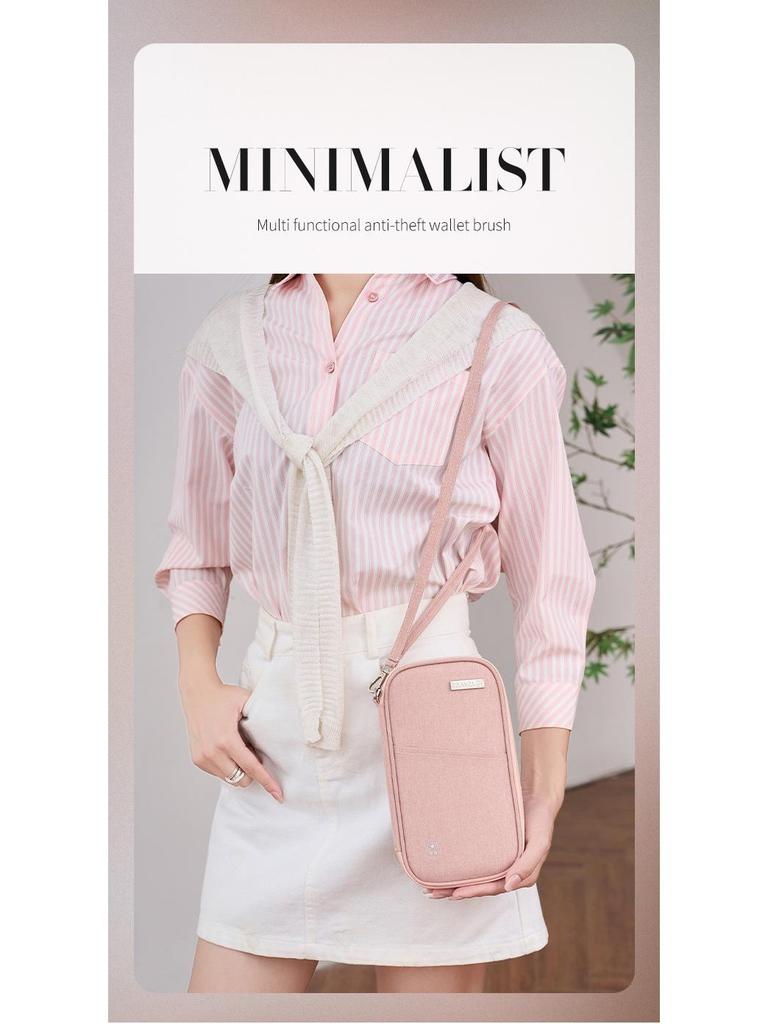 RFID-blokkerende nek paspoorthouder - Waterdichte reisportemonnee voor mannen en vrouwen