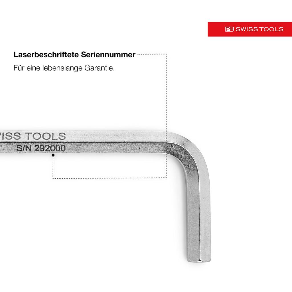 PB SWISS TOOLS PB Swiss Tools Ball Head Hex Wrench Set 212H-6CN