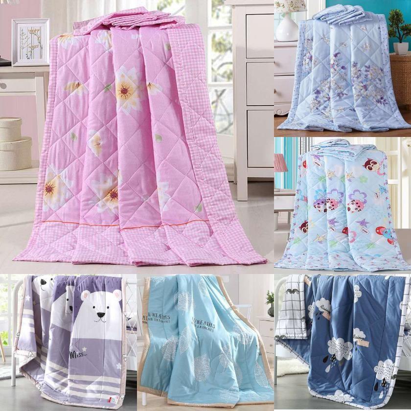 Bedroom With Duvet Modern Minimalist Style And Polyester Material Quilt For Kids
