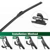 GREATROAD Wiper LHD&RHD Front & Rear Wiper Blades Set For Nissan X-Trail T31 2007 - 2013 Windshield Windscreen Window Brushes