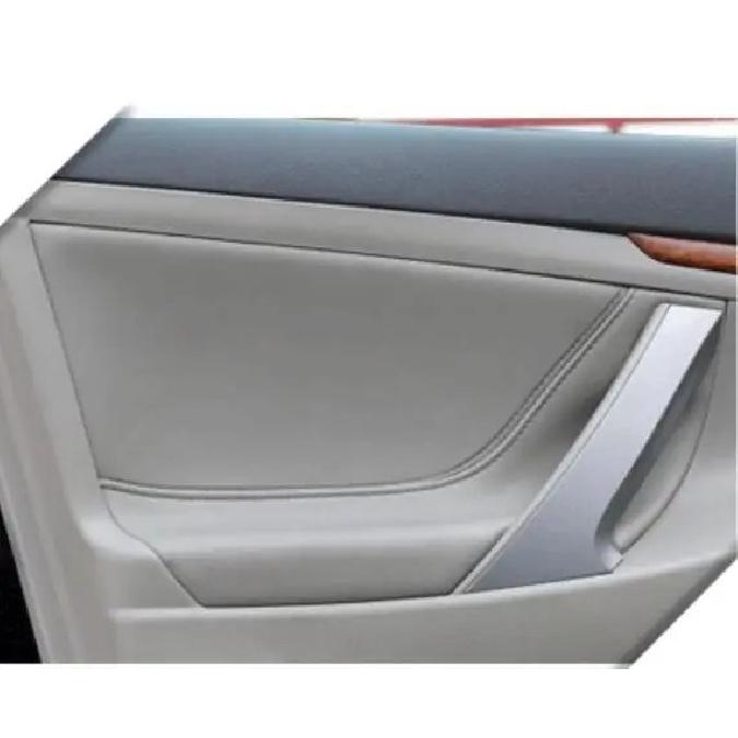 4Pcs/SET Microfiber Leather Car Door Armrest Panel Protective Cover For Toyota Camry 2006-2012 with Mount Fittings