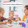 4Pack Stainless Steel Snack Containers for Kids, Mini Lunch Box (6Oz)