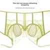 Adjustable Women's Bra: Side Breast Correction, Anti-Sagging, Eight-Row Buckle, Soft Steel Ring, Summer Thin Style.