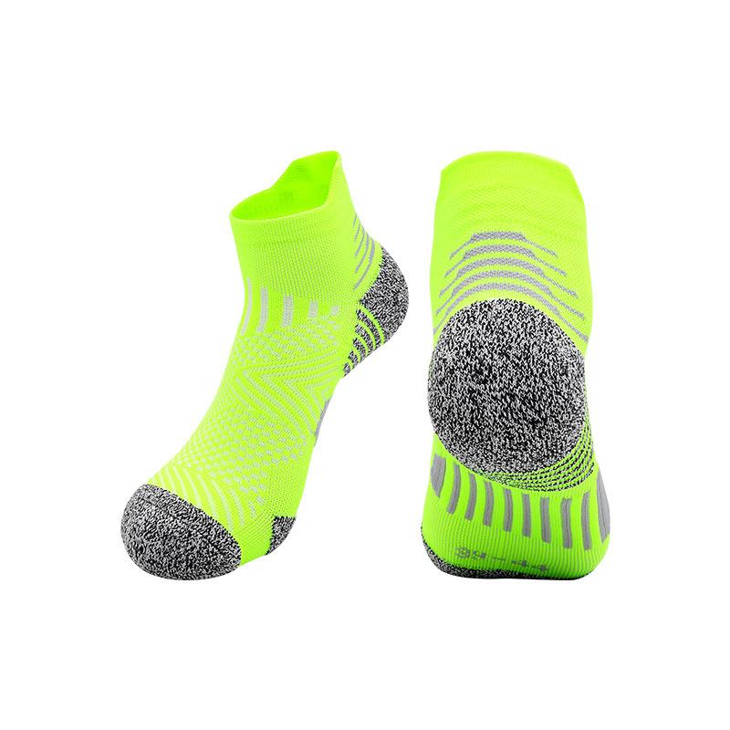 Coolmax Professional Running Socks Medium Tube Basketball Socks Thickened Towel Bottom Sports Socks Cycling Socks, Marathon Socks