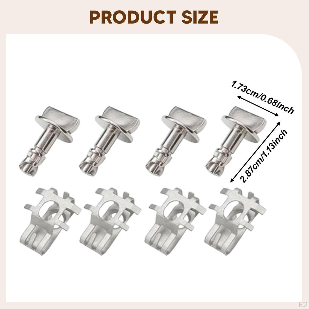 4x Engine Cover Retainers Thumb Pins Undertray Fastener Good Performance BB5Z-00817-a W716006-s439
