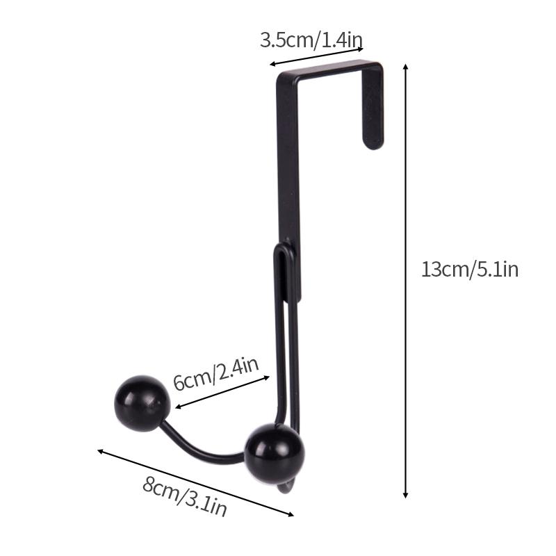 Punch Free Multi-Purpose Hooks Cabinet Door Hooks Bedroom Door Towel Clothes Hanger Hat Coat Storage Rack Keys Storage Organizer