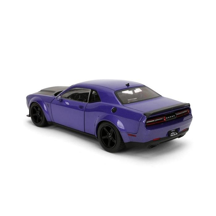 Kyosho Jada Toys PINK SLIPS 1/18 Dodge Challenger SRT Demon Purple JADA36473