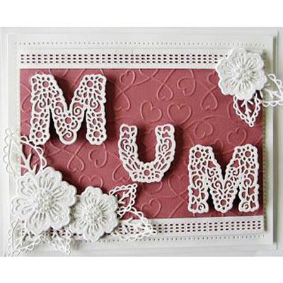 Halloween Alphabet Letter Dies Metal Cutting Dies Scrap-booking For Card Making