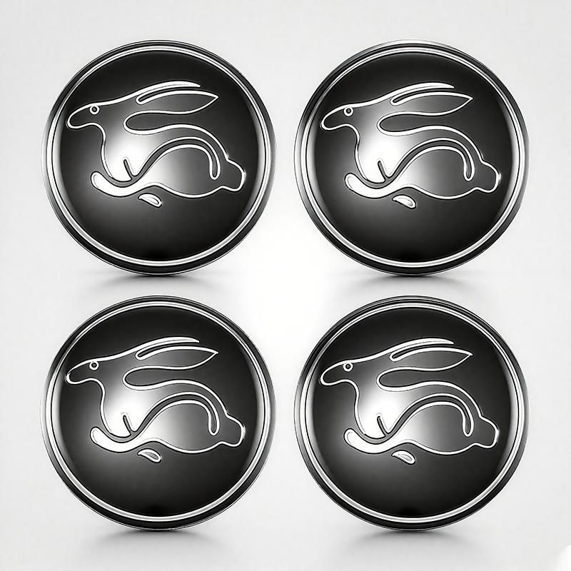 LMN1 VW Car Accessories Wheel Center Cover Stickers Hub Cap Sticker Tire Valve For VW GTI Polo Passat Golf Tiguan Jetta T-ROC Beetle