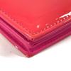 CHANEL Makeup Shoulder Bag Crossbody Long Wallet Patent Leather pink