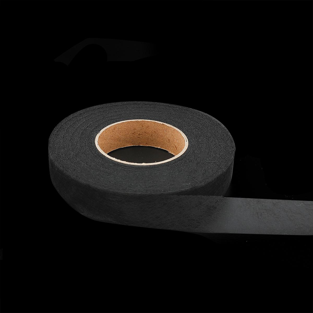 

70 ярдов/рулон, белый, черный, двухсторонний швейный аксессуар, термоплавкая клейкая лента, ткань, плавкая подкладочная тканевая лента для одежды, швейные принадлежности 2cm чёрный