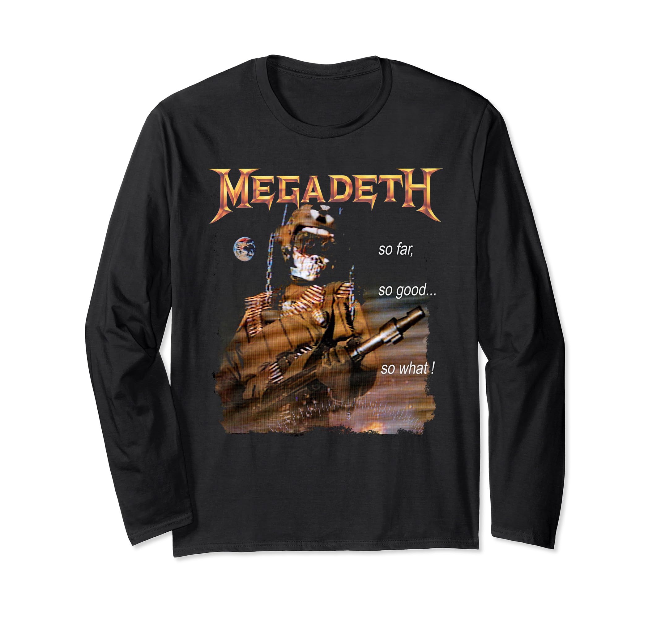 Megadeth - So Far, So Good, So What, NUCLEAR Футболка с длинным рукавом