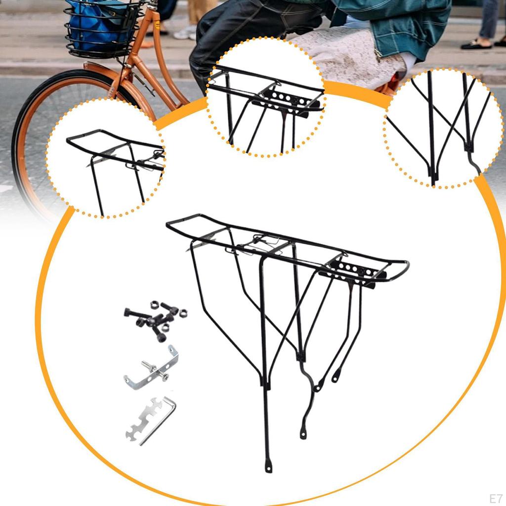 Fahrrad Gepäckträger Fahrrad Hinten Schwerlast Gepäckträger für Pendeln Reisen