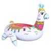 New Alpaca Mount Animal Floating Row Adult Inflatable Pattern Floating Bed Water Deck Chair Floating Row Swimming Ring Quality