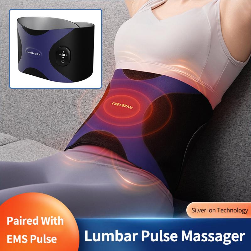 Home Multi functional Massage Belt Sweating Soothing and Healthy Abdominal Hot compress Pulse Waist and Abdominal Massager