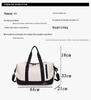 Water-Resistant Unisex Travel Duffle: Large Capacity, Lightweight Gym Bag