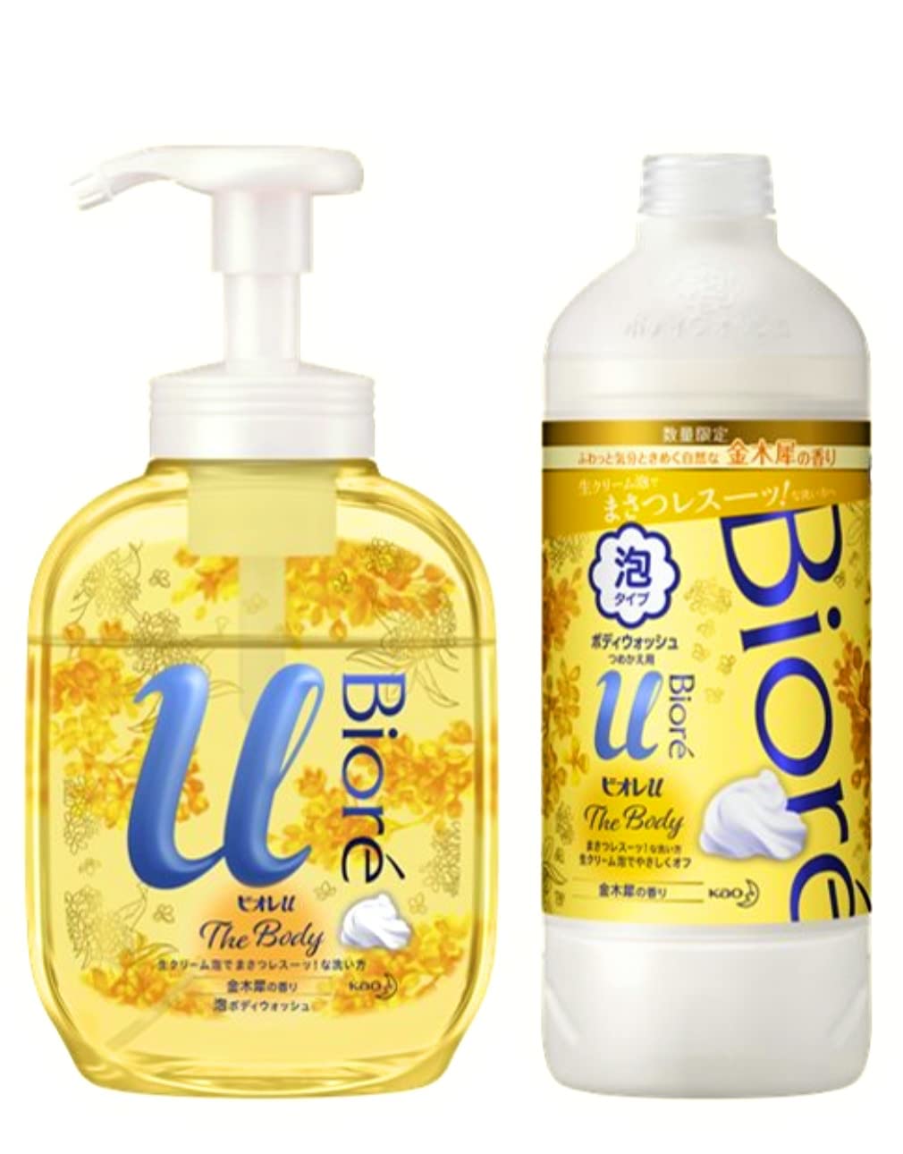 

Biore U The Body Foam Type Osmanthus Scent Pump 540ml Refill 450ml Kao +
