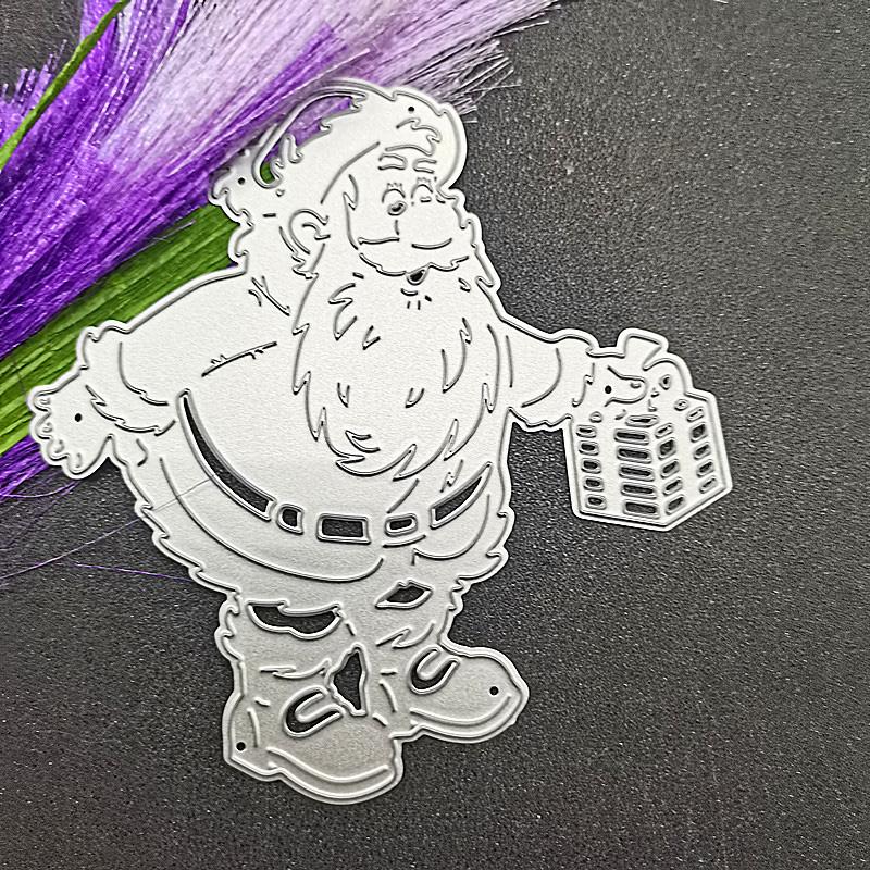 File Vettoriale SVG In Bianco E Nero Con Carrozza Di Renne E Babbo Natale Gratuito Per Il Taglio - Foto 5