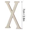 12pcs 7CM Wooden Roman Numerals Wooden Chips Vertical Bars Wood Craft Decorations Self Adhesive DIY Clock Numbers