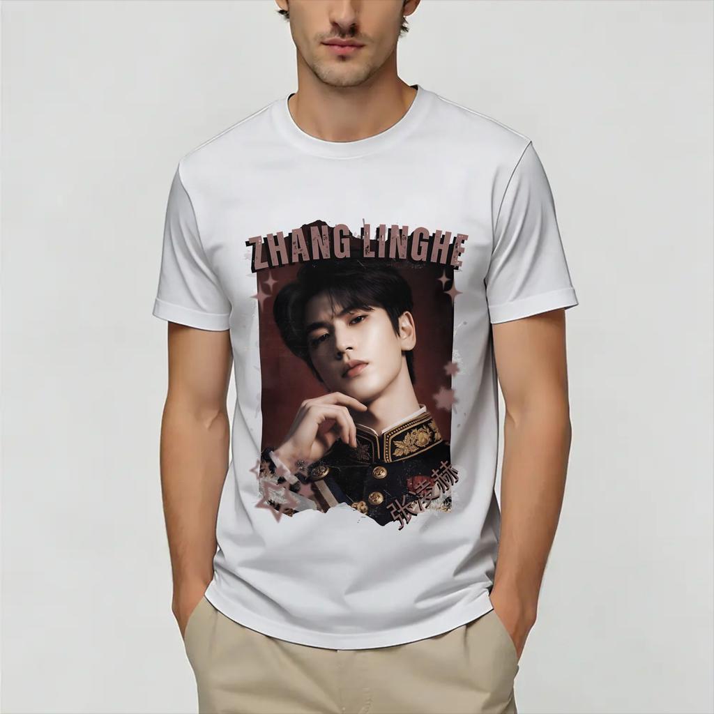 Zhang Linghe TShirt Summer Cotton T Shirts For Adult Harajuku Casual Tshirt ShortSleeve Street Style Clothing