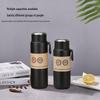 HPMILY 800ml Insulated Stainless Steel Water Bottle with Tea Filter
