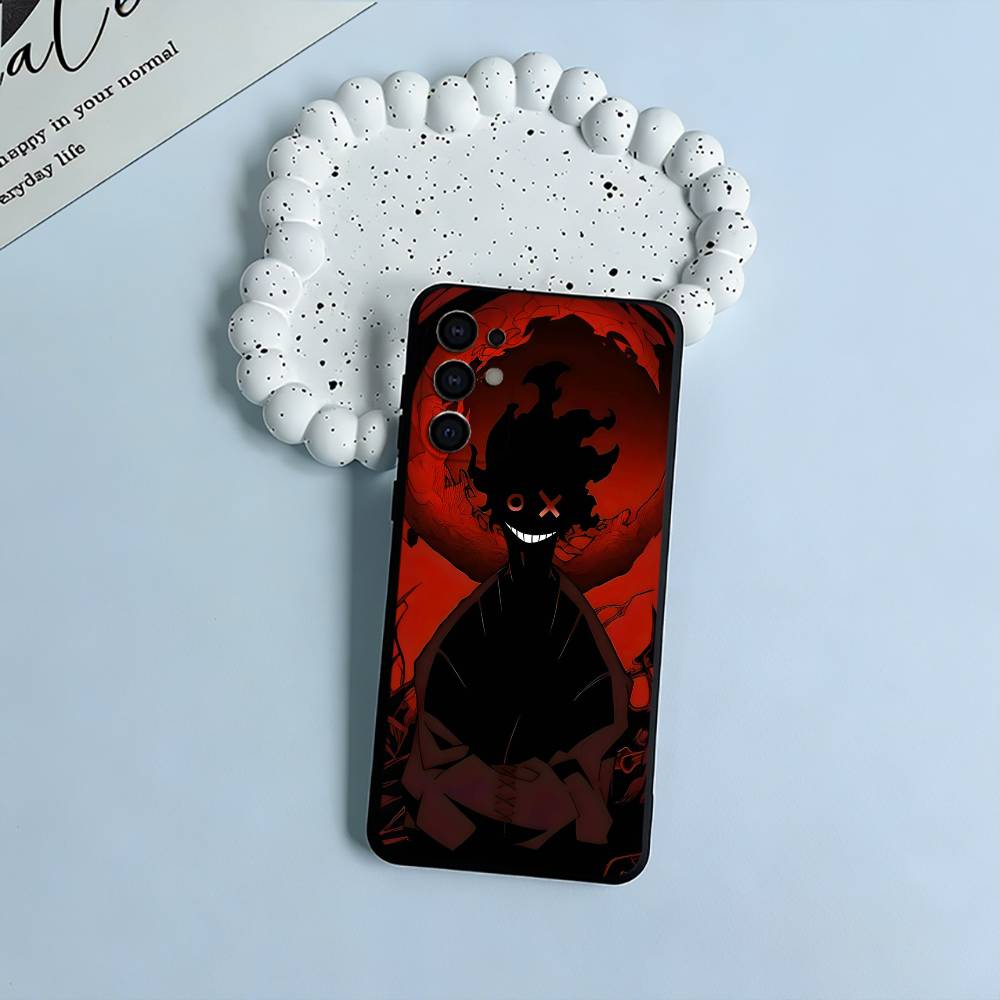 

Shonen anime -Fire- Force Black Soft Silicone Phone Case for Samsung S25, S24, S21, S22, S23, S30, Ultra, S20, Plus, FE, Lite Samsung S30Ultra5G