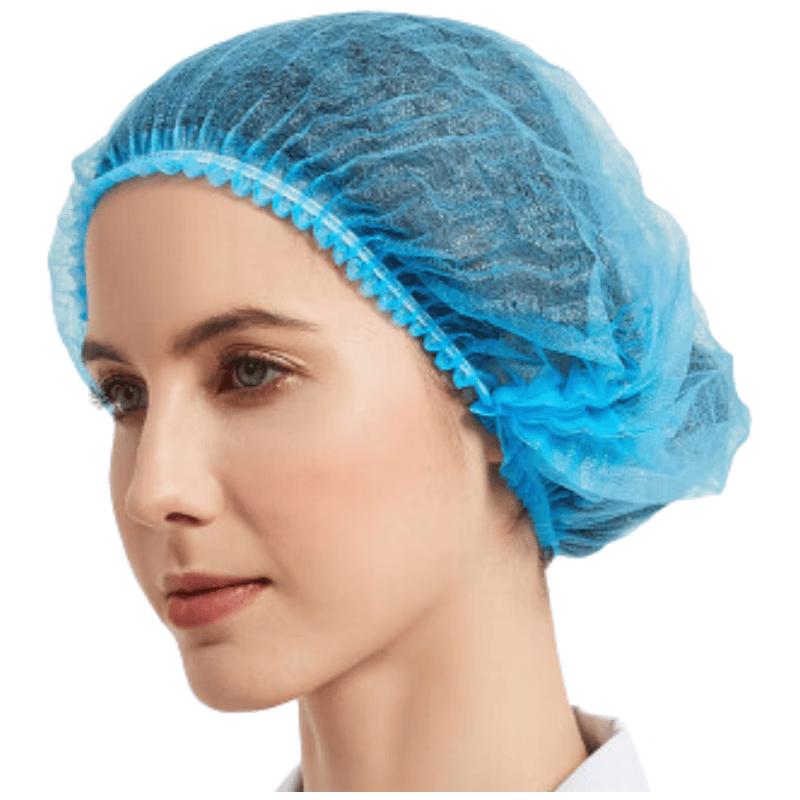 Disposable Non-Woven Head Covers синий