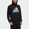 Adidas Sweatshirts Men's Black Hooded Moderate Regular FM5364