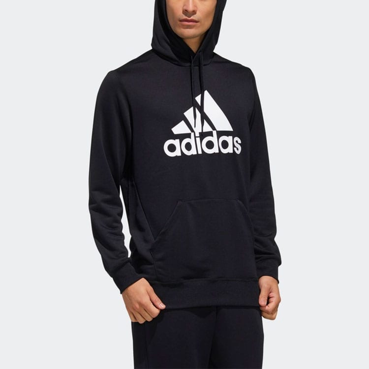 Adidas Sweatshirts Men's Black Hooded Moderate Regular FM5364