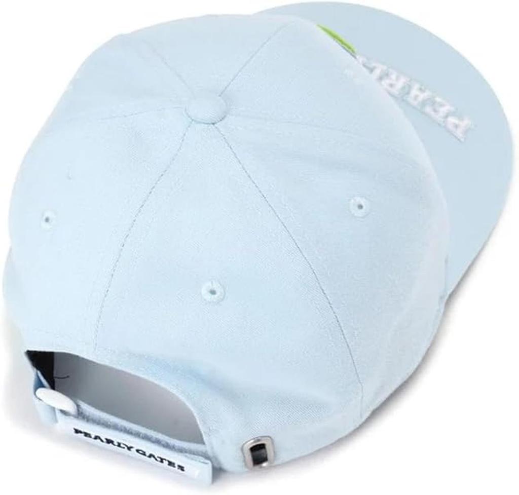 PEARLY GATES Unisex Golf Cap (Recycled Twill, Adjustable Size) / 053-5187201 110_Ice Blue FR