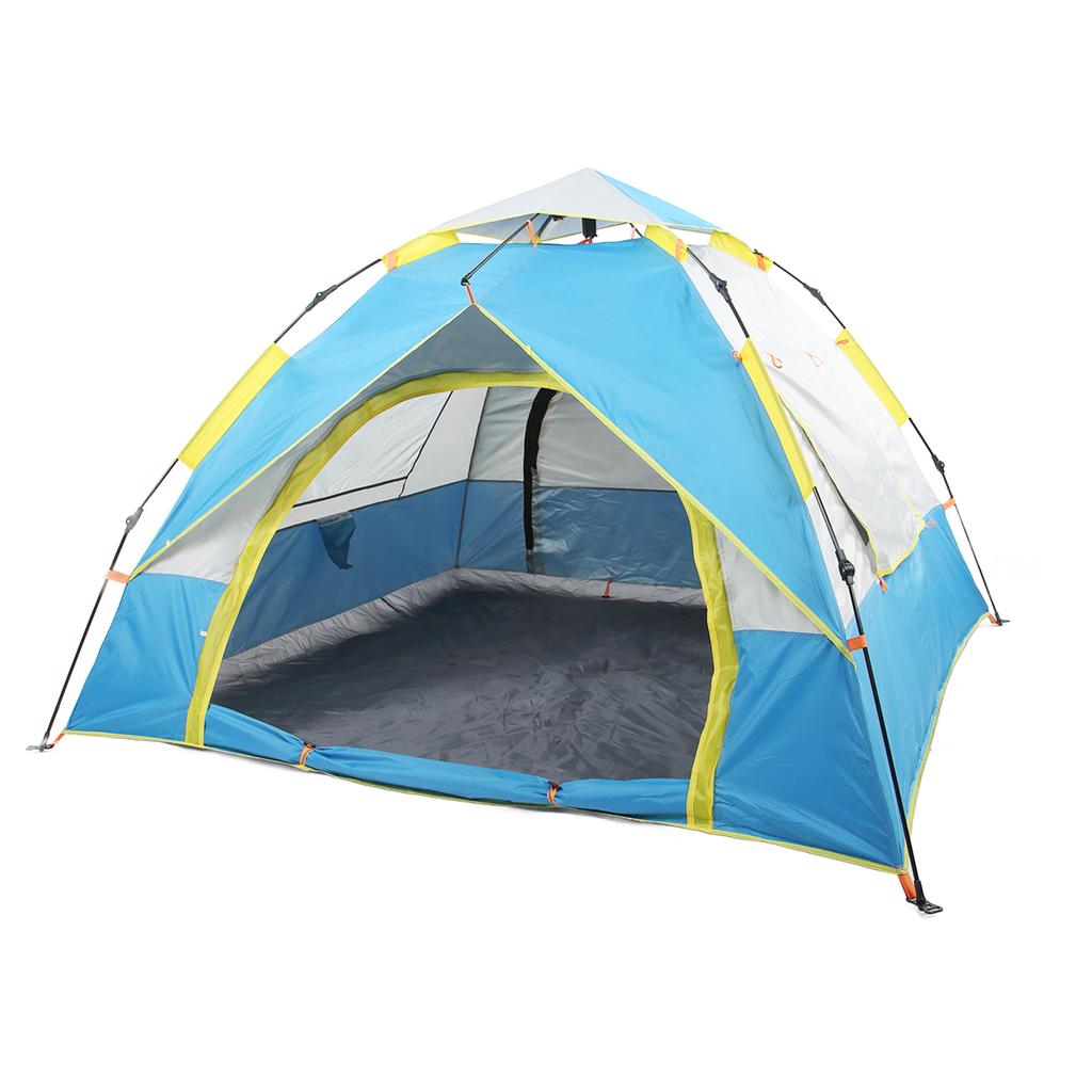 Camping Tent Waterproof Folding Automatic Quick Opening Double Layer for 2‑3 Person