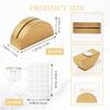 24pcs Gold Wooden Place Card Holders for Wedding Party Restaurant Decoration