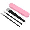 3pcs Stainless Steel Toenail Pedicure Knife Tools Foot Care Dead Skin Remover Kit