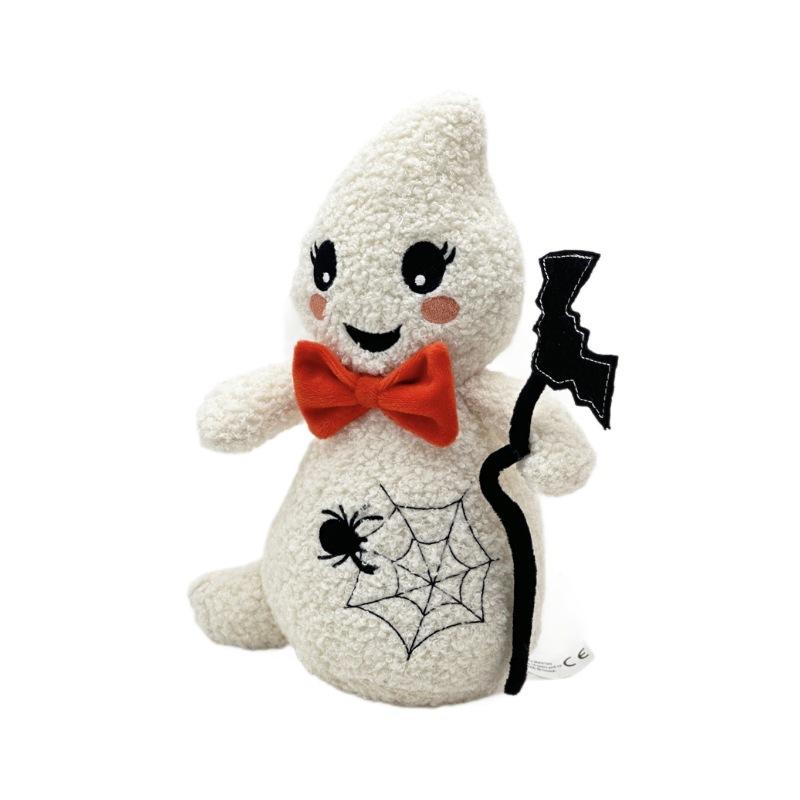 Cross-border New Product 2025 Halloween Ghost Short Plush Toy Doll with PP Cotton Filling 31-50cm Height 14 Years & up