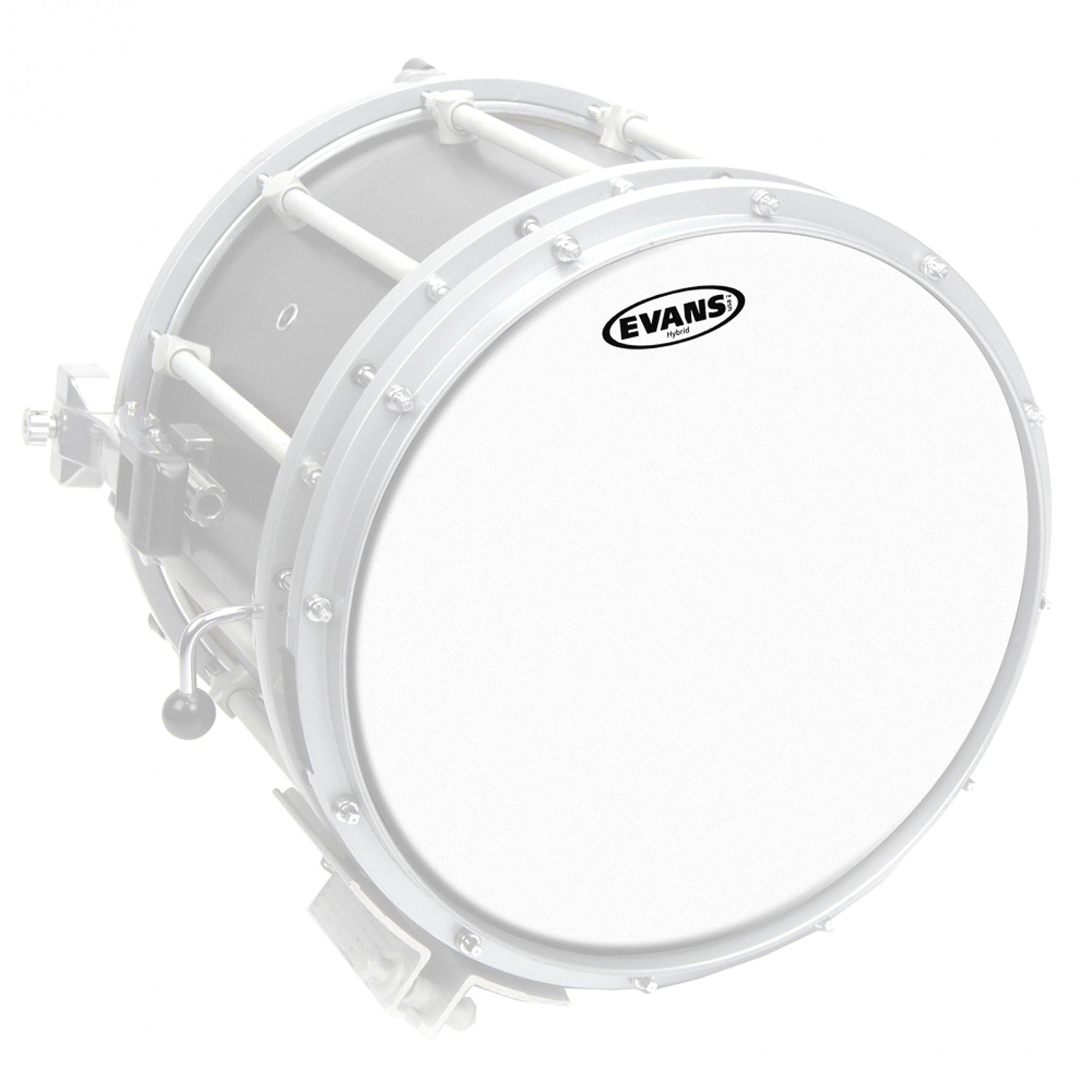 

EVANS Hybrid Marching Snare Head, 13 (SB13MHW), White (Official Japanese Product)