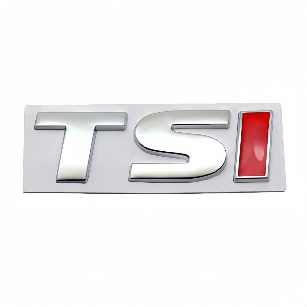 3D Metal Rear Trunk Emblem Decal Sticker For TSI Badge Sagitar Magotan Tiguan Body Stickers Car Styling Auto Accessories