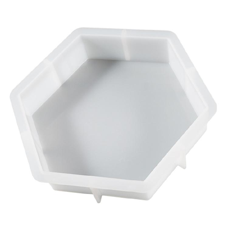 Sechseckige Harzform für Harzguss Heimdekoration Blume Schreibtischdekoration