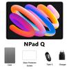 N-one NPad Q Nettbrett med Læretui og Herdet Filmsett, 10.1'' HD IPS Berøringsskjerm, MTK 8183, Android 13, 6GB RAM 128GB ROM, 13MP+5MP Kamera