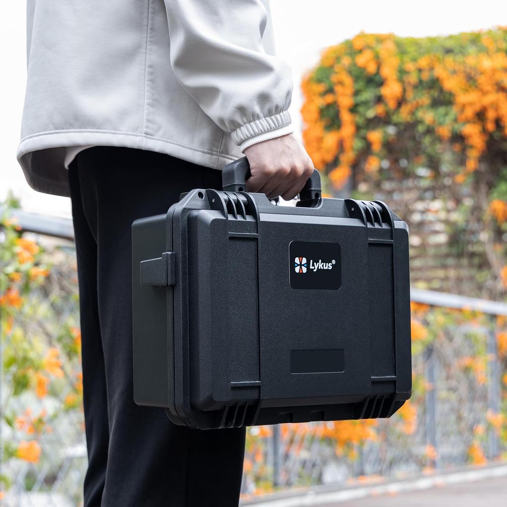 Lykus Titan FP110 Waterproof Case for DJI Flip Drone and DJI RC 2RC-N3 Transmitter, Holds 7 Items [Case Only]