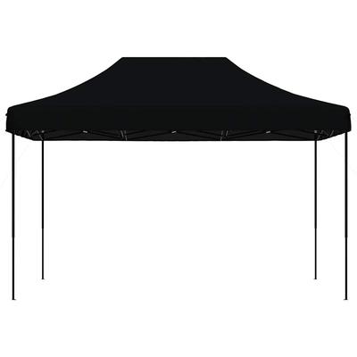 Pop Up Party Tent Foldable Black 410 X 279 X 315 Cm