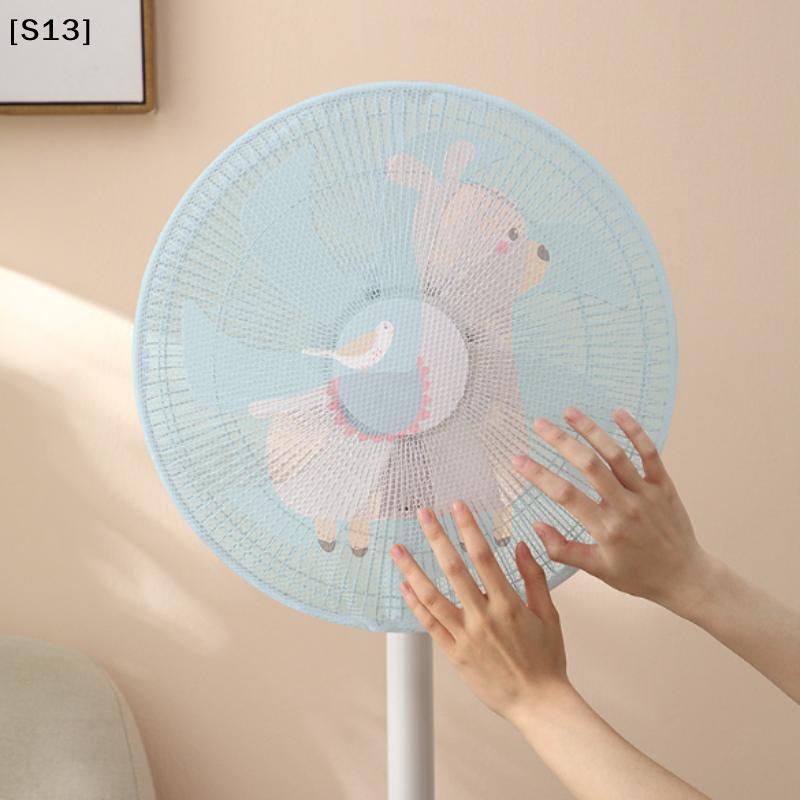Protective Cover For Electric Fan Mesh Net Anti Pinch Hand Child Safety Easy Installation Dustproof