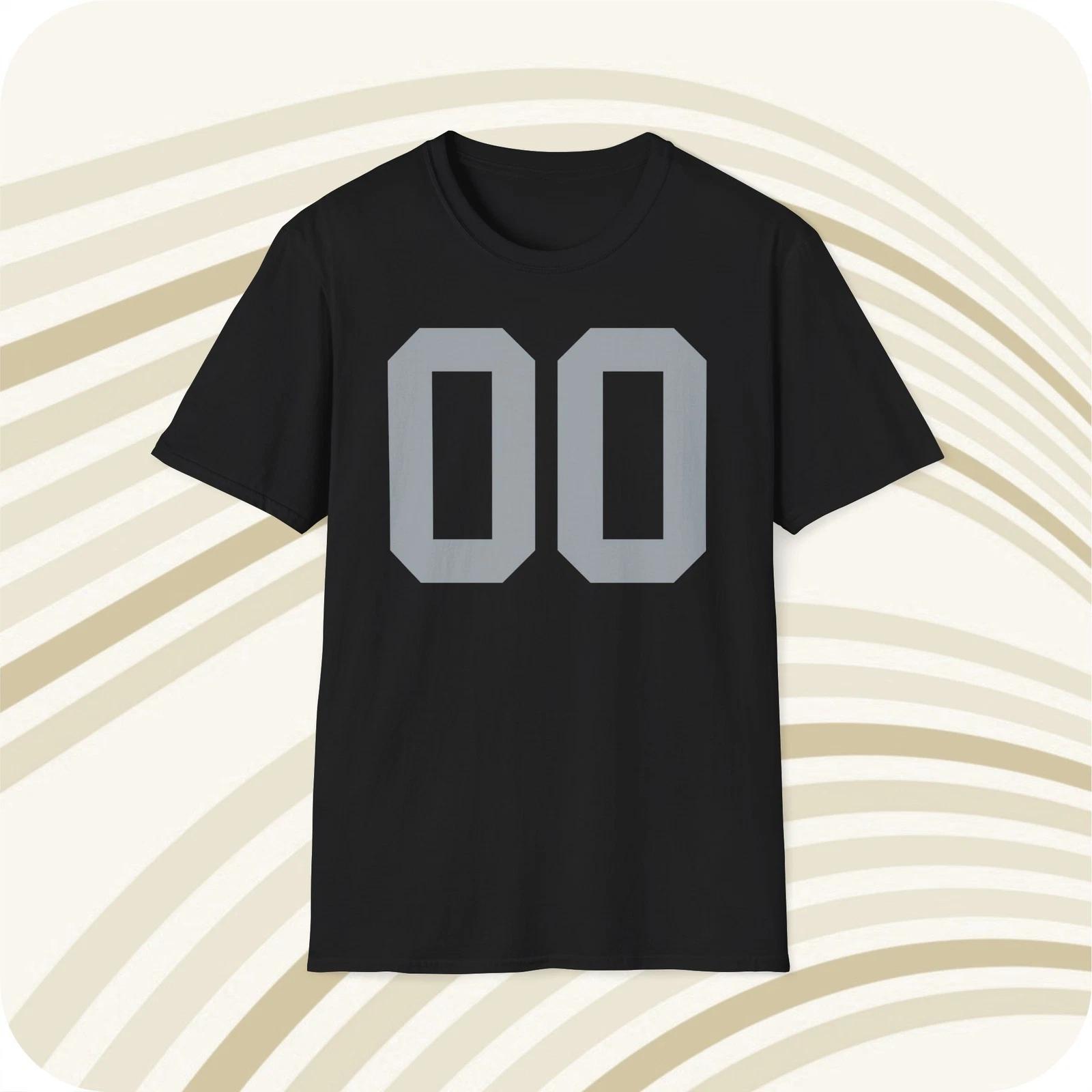 Throwbackmax Jim Otto Oakland Raiders NFL Jersey T shirt - Front & Back Print L