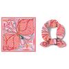 Twill Silk Scarf Woman Digital Printing Square Scarves Wraps Bandana Small Hijab Silk Foulards Tie Headband Neckerchief 53CM