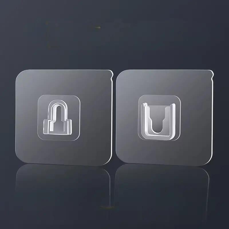 5/0 pairs of traceless snap fasteners unperforated plug hooks firmly fixed on the router fixed wall hooks storage buckles