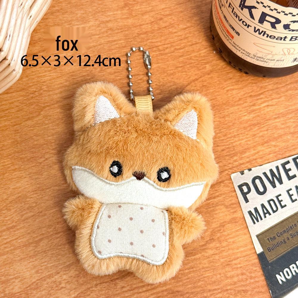 Cute Cartoon Animal Plush Keychain Doll - Girlish Bag Pendant Decoration