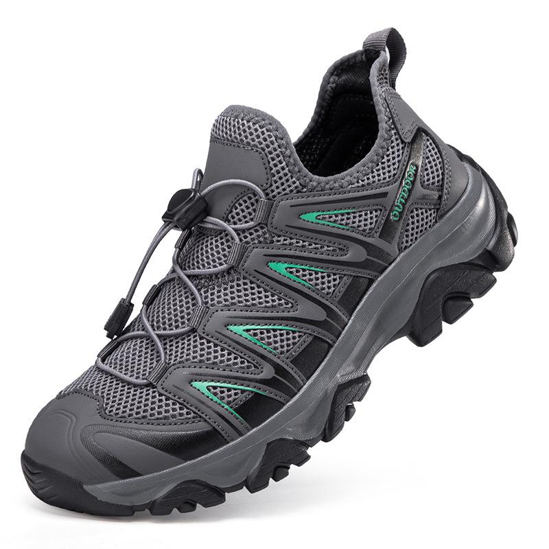 Outdoor Sports Shoes Men's Shoes Summer Mesh Breathable Wear-resistant Non-slip Couple Mountaineering Shoes Women's Shoes Hiking Off-road Shoes